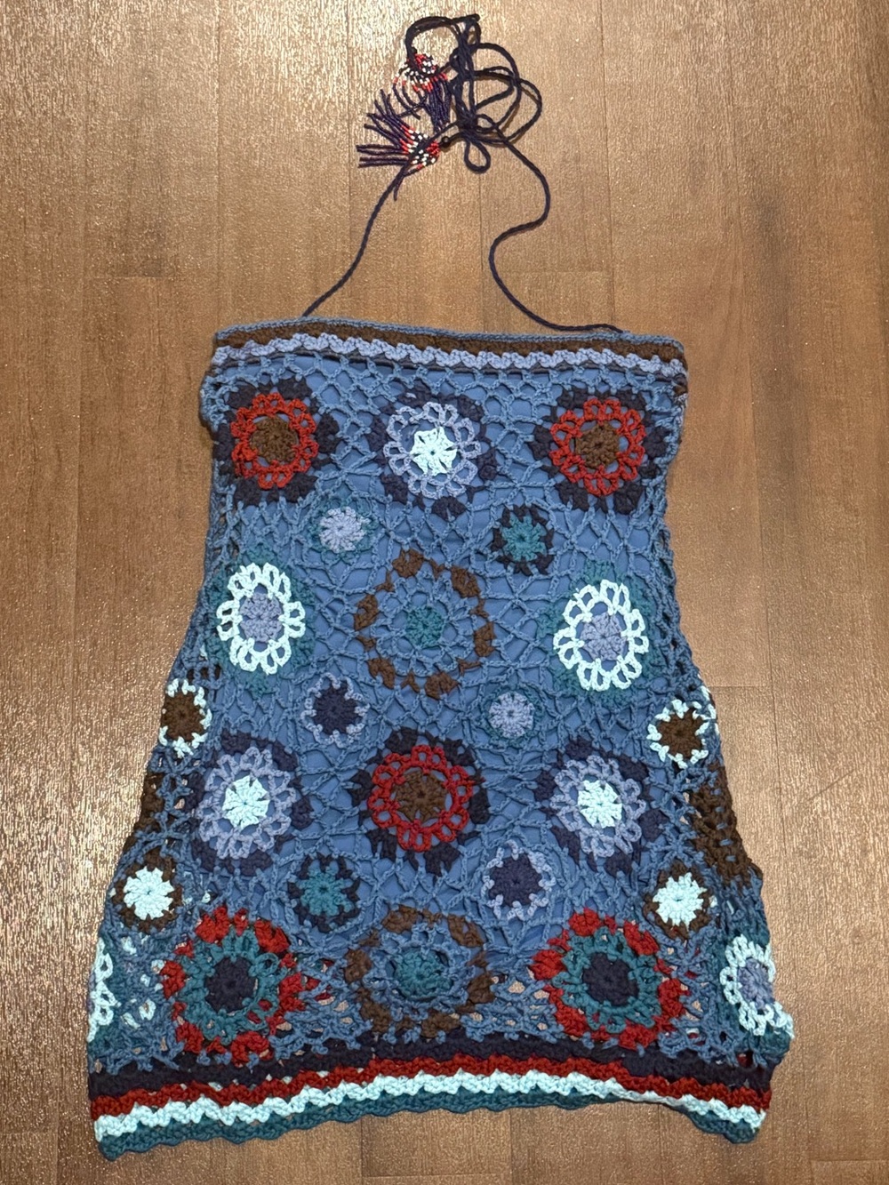 Free People Intimately Sandbar Bodysuit size XS Blue Combo